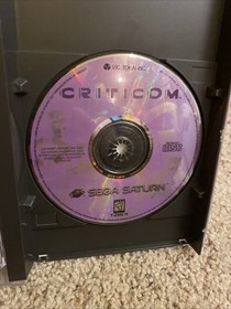 Criticom Sega Saturn Game - COB Complete w/ Manual & Reg Card Tested Nice Shape