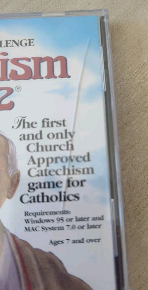 📀 Catholic Challenge Bible Game & Catechism Game (2 PC CD-ROMs, 1996, Divinity) - Image 3 of 3