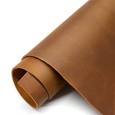 Thick Leather Sheets for Crafts Tooling Leather Square 12"x12" Bourbon Brown