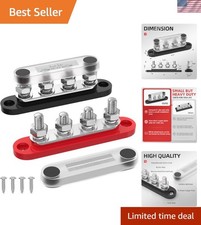 Compact 12V 150A Bus Bar Power Distribution Block for Marine & Automotive Use