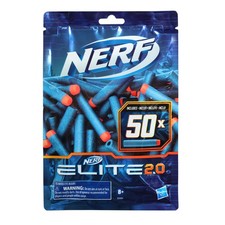 Nerf Elite 2.0 50-Dart Refill Pack, Includes 50 Official Nerf Elite 2.0 Darts