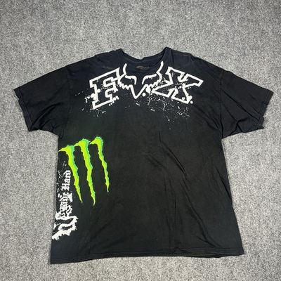 #ad #ad VTG Fox Racing Shirt Mens XXL Ricky Carmichael 4 Supercross Monster Energy $54.87