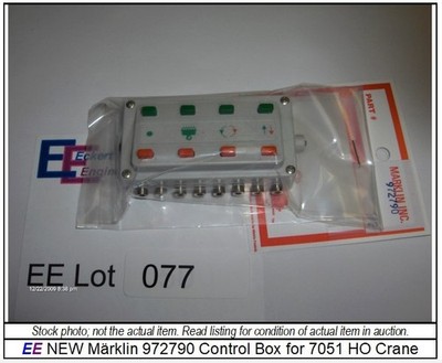 EE NEW White Märklin 972790 Control Box for 7051 HO Rotating Slewing Crane
