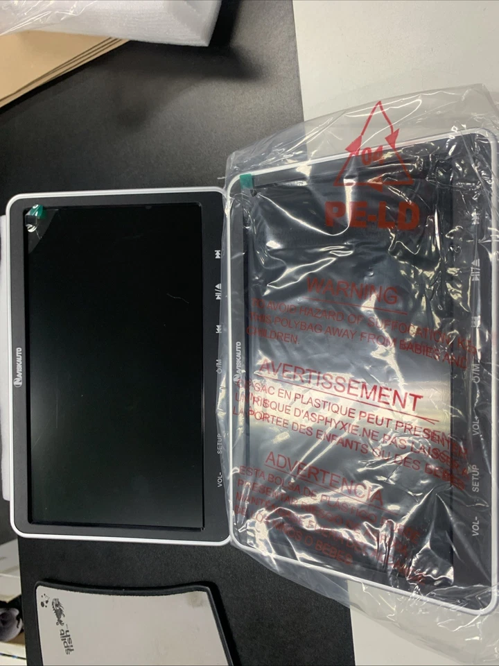 2x10,5" Auto Kopfstütze TV Monitor Tragbarer DVD Player AKKU USB HDMI Für Kinder - Bild 3 von 4