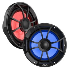 Wet Sounds RECON 8-BG RGB RECON Series 8" Speaker,Black XS Grille  RGB Tweeter.
