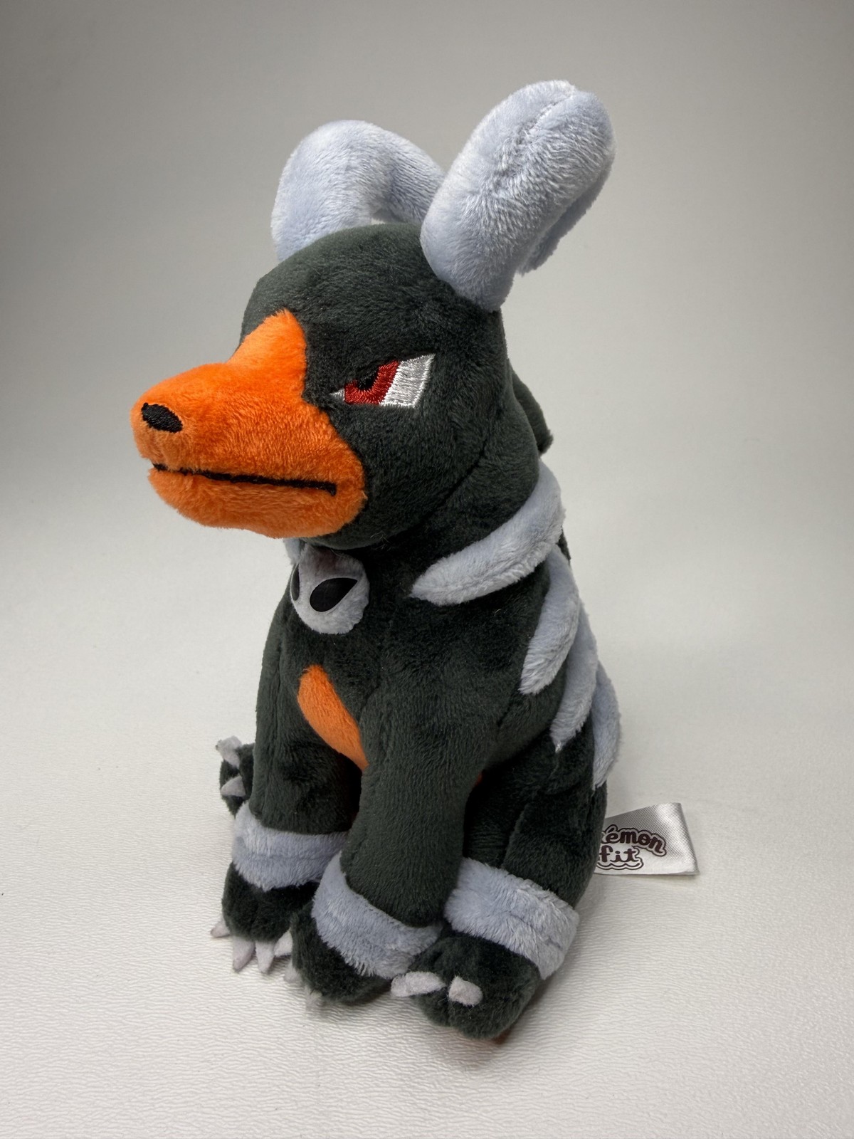 Pokemon Center Houndoom Plush Small Gray Black Dog Pokemon F