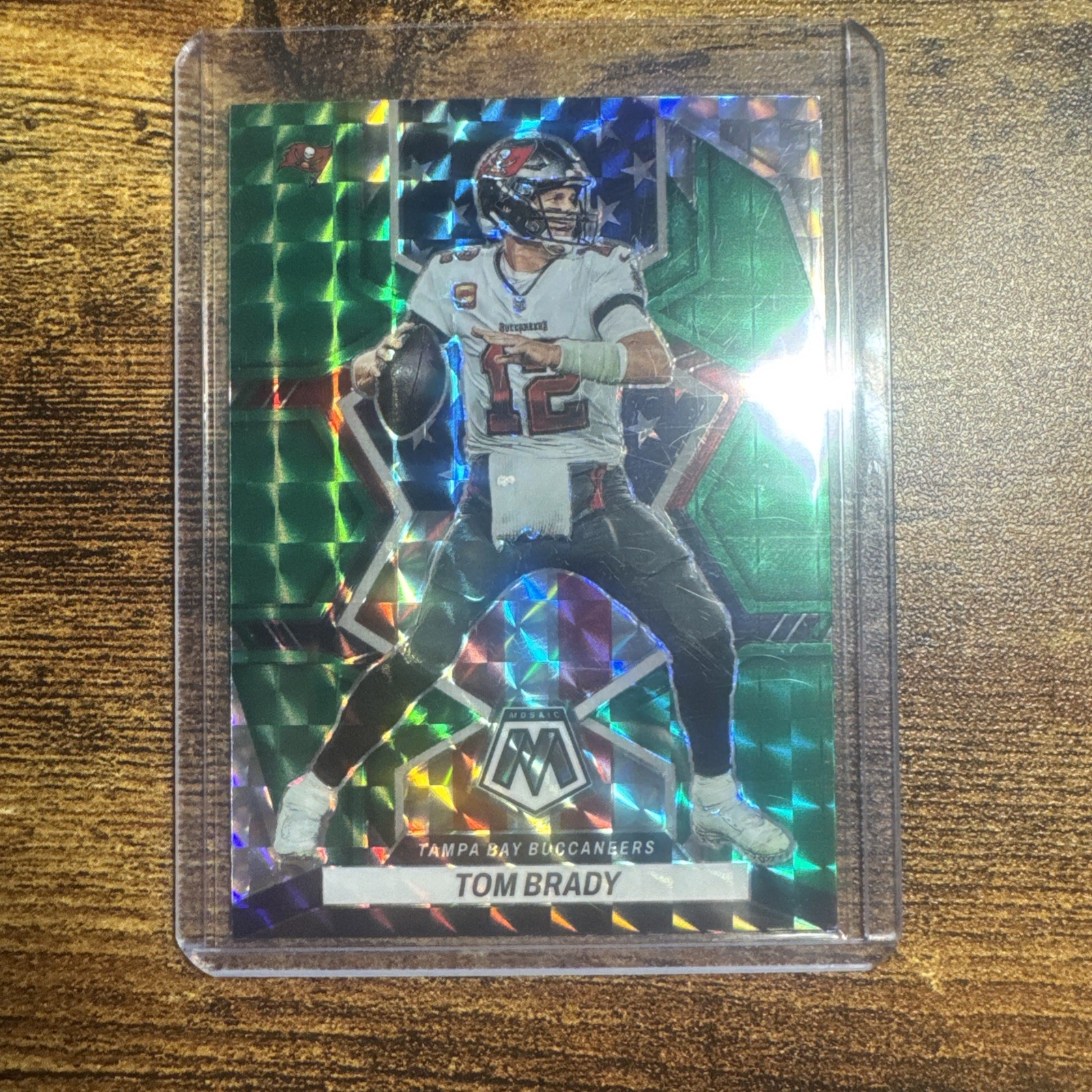 2022 Mosaic Tom Brady Green National Pride #251 Buccaneers