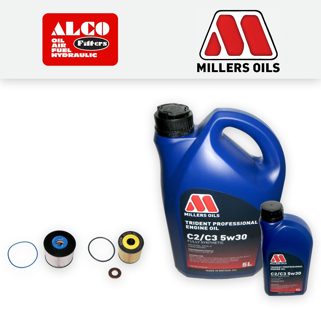 SERVICE KIT for PEUGEOT 407 2.0 HDI DW10CTED4 OIL FUEL FILTERS +OIL (2009-2010)