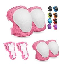 Knee Pads for Kids Knee Pads and Elbow Pads Toddler Protective Gear Medium Pink