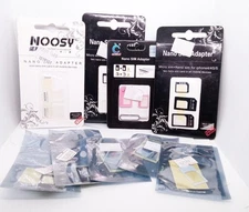 Mixed Lot Of Nano SIM Card Adapters-All That is in Photos