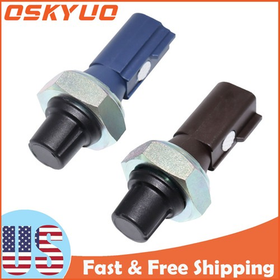 #ad 2 PCS Oil Pressure Sensor Switch Set Brown amp; Blue For Audi Volkswagen 04E919081A $12.89