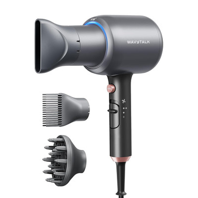 Blow Dryer, Blown Away Ionic Hair Dryer for Curly Hair with Diffuser, 1875W Fast