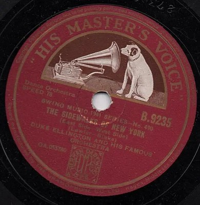 SCHELLACK Duke Ellington And His Orchestra Take The ''A'' Train / The Sidewalks O