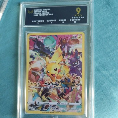 Pokémon TCG Pikachu Crown Zenith 160/159 Holo Secret Rare for sale