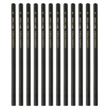 12Pcs 3B Drawing Pencils for Sketching, Black