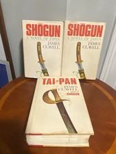 Shogun A Novel of Japan Volume 1 / 2 And Tai-Pan by James Clavell Atheneum 1975