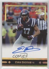 2016 Leaf Ultimate Draft 1991 Rookie Spectrum Gold 3/10 Evan Engram Auto uk2