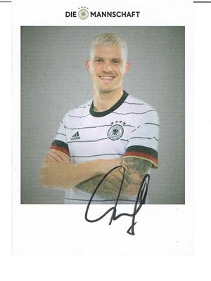 Philipp Max   AK 2020 ''RAR'' DfB  Frankfurt / Endhoven  mit original Unterschrift