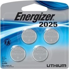 4 Energizer CR2025 2025 3V Lithium Coin Cell Batteries. Exoiry 2030