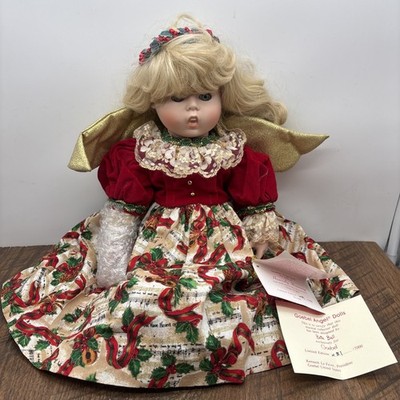 Goebel Angel Doll Heavenly Harmony Porcelain Doll By Bette Ball 17'' Musical New