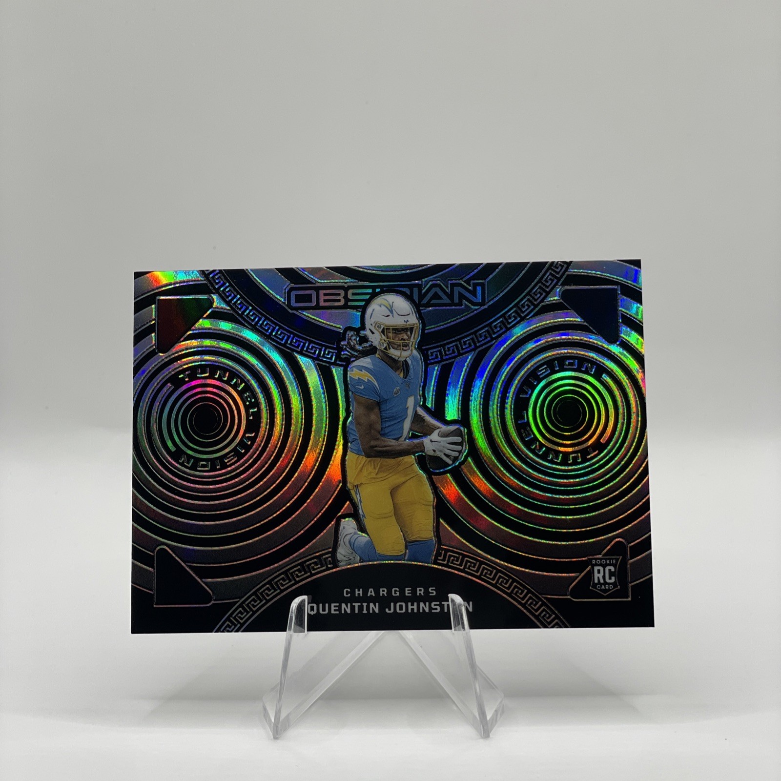 2023 Panini Obsidian - Tunnel Vision Quentin Johnston #9 /135 (RC)