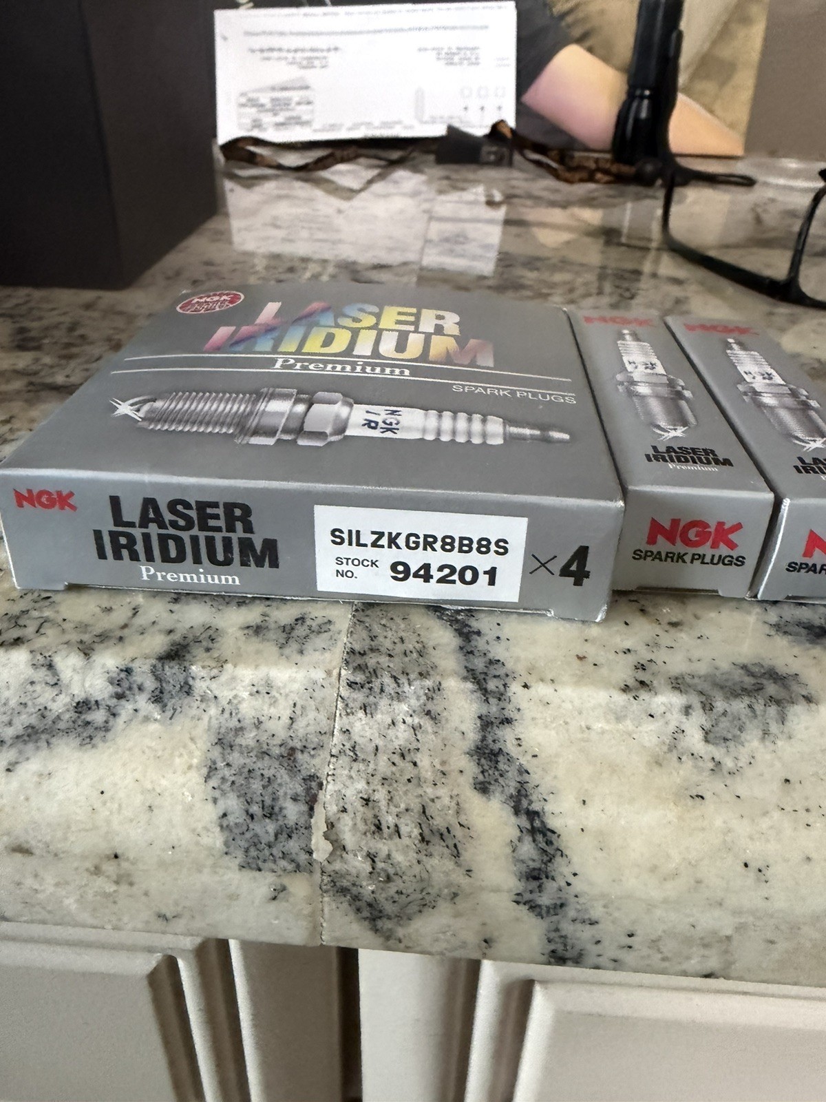 NGK OEM Laser Iridium Spark Plugs SILZKGR8B8S 94201 Set of 6 For BMW B58 Engine