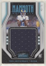 2020 Panini Playbook Mammoth Material Platinum /75 Van Jefferson #MM-VJ 4t6