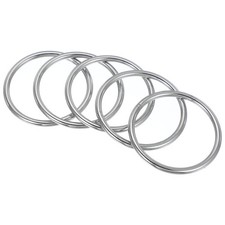 5 Pcs 2.8" Metal O Ring, 304 Stainless Steel Welded O Rings 5x70mm