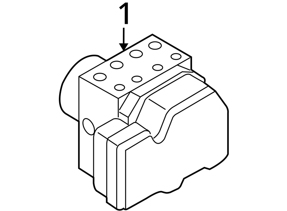 Conjunto de piezas de freno antibloqueo ABS de fabricante de equipos originales para 13-15 MAZDA CX-9 1303359 Foto 4 de 4