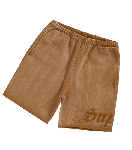 Short sweat Supreme Brush Stroke taille XL marron foncé SS21 neuf 2021 DS