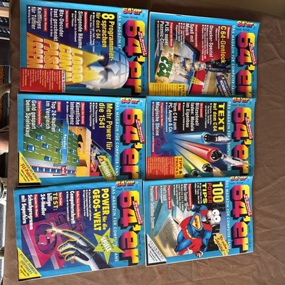 64er Magazin Commodore 64 Computer Zeitschrift Konvolut 1993 6 Hefte 2 4 5 6 8 9