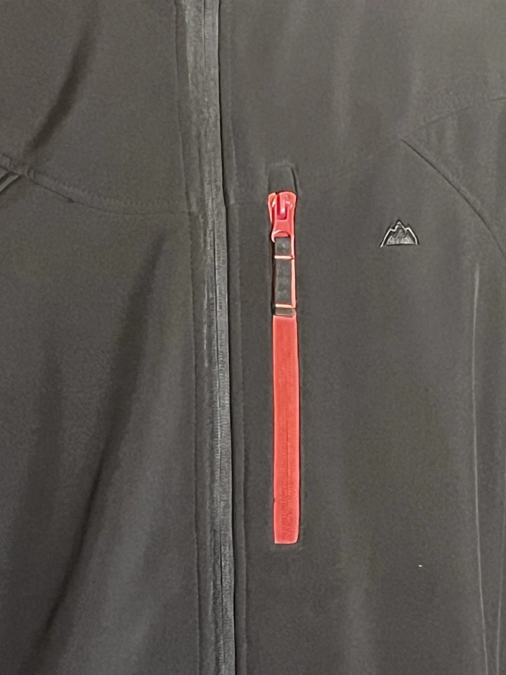Snozu Men’s Soft Shell Jacket Black Full Zip Fleece Line Adjustable Cuff  XXL - Image 2 of 4