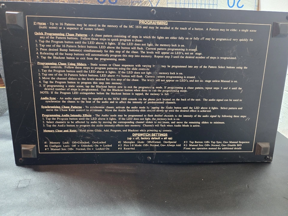 NSI MC 1616 16-Channel Memory Lighting Controller Console NO ACCESSORIES - Image 4 of 4