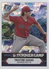 2021 Bowman Chrome 2020 Summer Camp Atomic Refractor 64/150 Triston Casas 1og