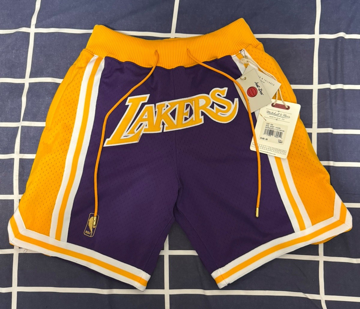 Lakers Just Don Shorts Nba Men's Gold/Purple Los Angeles Lakers
