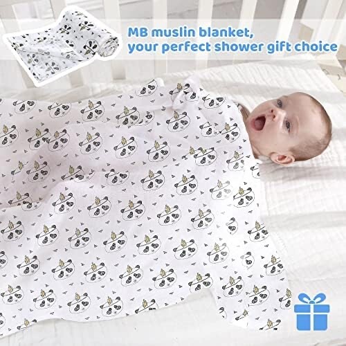 Miracle Baby muslin blanket swaddle Cotton Summer 115x150cm - Picture 1 of 9