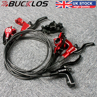 BUCKLOS Mountain Bike Hydrarulic Disc Brakes Front Rear 160mm