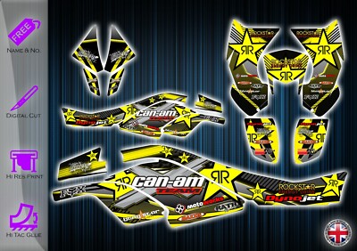 CAN AM DS450 AUFKLEBER - GRAFIK KIT - DECALS CANAM DS 450 ATV GRAFIK KIT