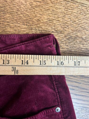 AG Womens Purple Velvet The Jodi Crop High Rise Cropped Flare Size 31 Luxury - Picture 8 of 11