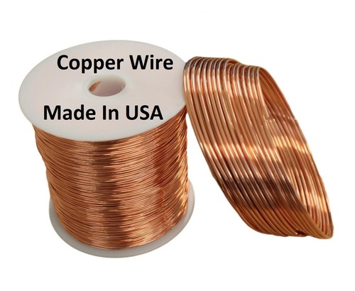 Solid  Copper Round Wire ( Dead Soft ) Choose - Gauge ,8 To 30 / any item $9.99 - Picture 1 of 5