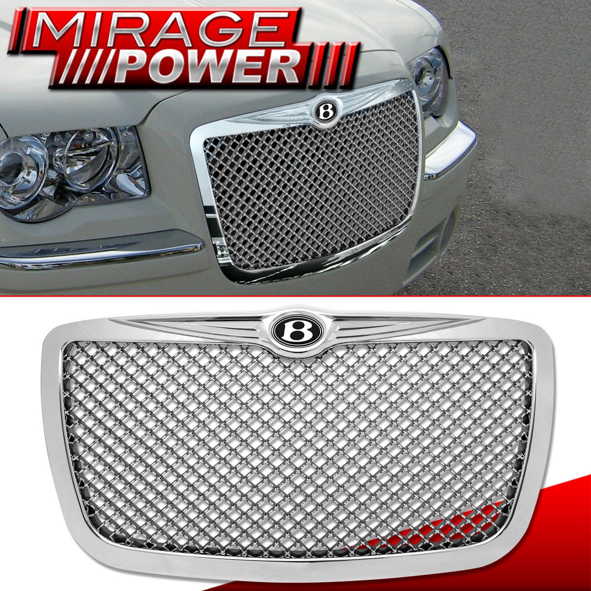 04 05 06 07 08 09 10 Chrysler 300 300C Bentley Style Chrome