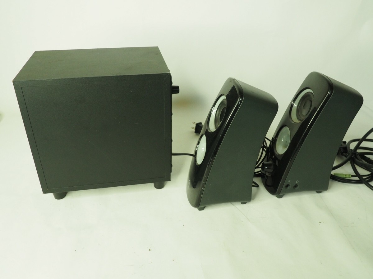 Logitech Z323 30W Speaker System with Subwoofer - Black Logitech Z323 30W Speaker System with Subwoofer - Black