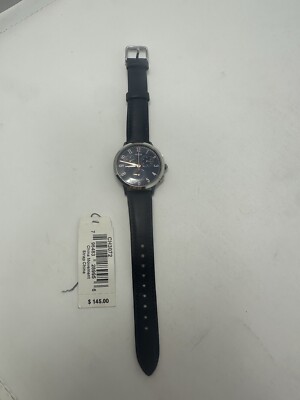 Fossil CH3072 Abilene Blue Dial Blue Leather Strap  display picture 1