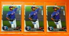 3ct. 2016 BOWMAN CHROME PROSPECTS > YOHANDER MENDEZ (RC's) RANGERS > FUTURE ACE!