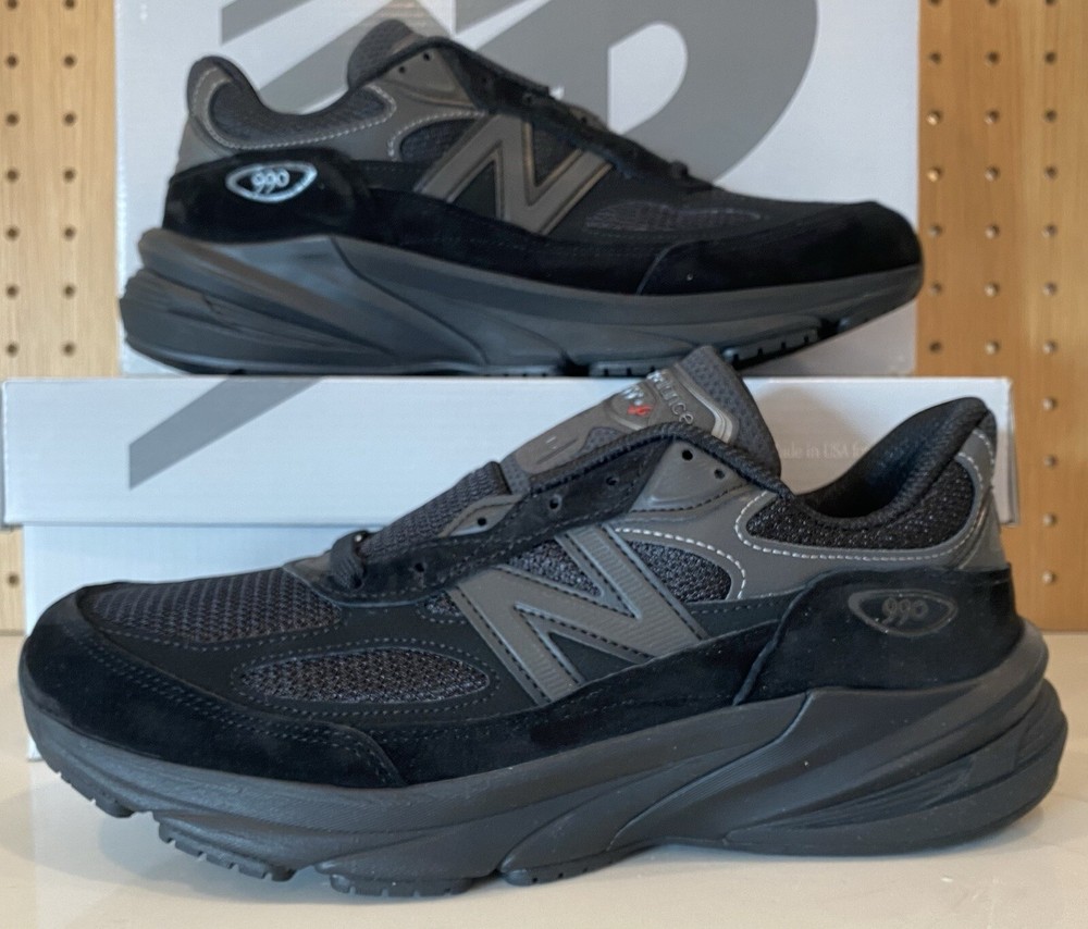 New Balance 990v6 Triple Black [Size 7-13 Men] *FAST SHIP* New!