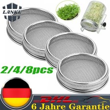 Deckel Von Einmachgläsern 2/4/8pcs Edelstahl Deckel Für Keimglas Sprossenglas