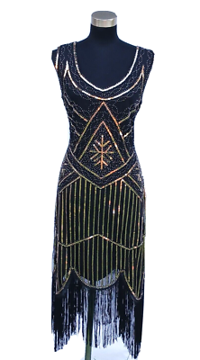 roaring 20s beaded dress Women's 1920s Flapper Dress Great Gatsby Dress V Neck Sequin Beaded Long Fringe Roaring 20s Party Cocktail Dress Party Evening 2026