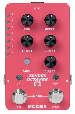 MOOER Tender Octaver X2 Dual Channel Octave Effekt