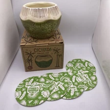 Beachbum Berry Sippin Santa Coasters & Cocolada Tiki Christmas Mug