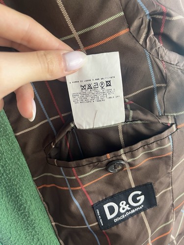 Dolce&Gabbana brauner Cord Blazer Designed mit Trainingsanzug Reißverschluss Jacke Gr. 38/52 - Bild 22 von 24